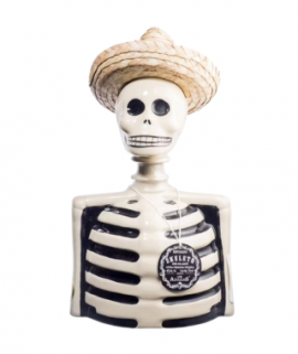 SKELLY Reposado Tequila with Straw Hat