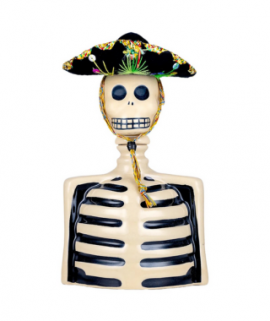 SKELLY Añejo Tequila with Mariachi Hat
