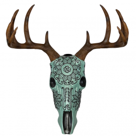 Trophy Head Antlers Añejo (Green)